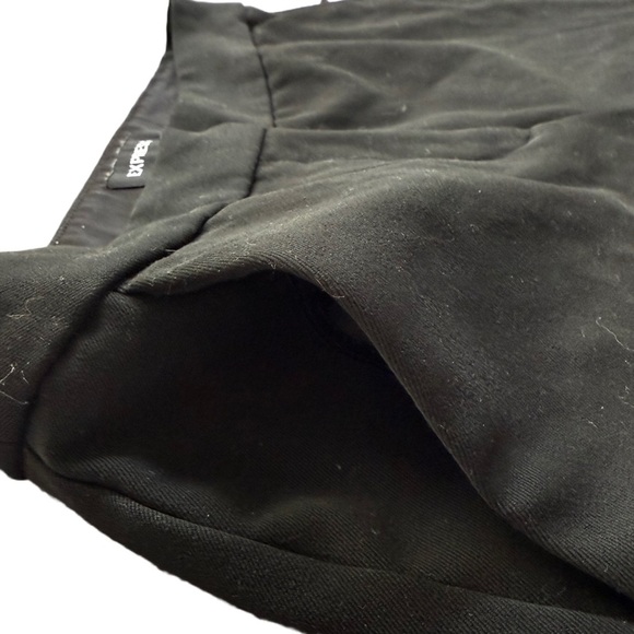 EXPRESS BLACK MID RISE COLUMNIST ANKLE DRESS PANTS WITH BUTTON EMBELLISHMENTS - Picture 5 of 10